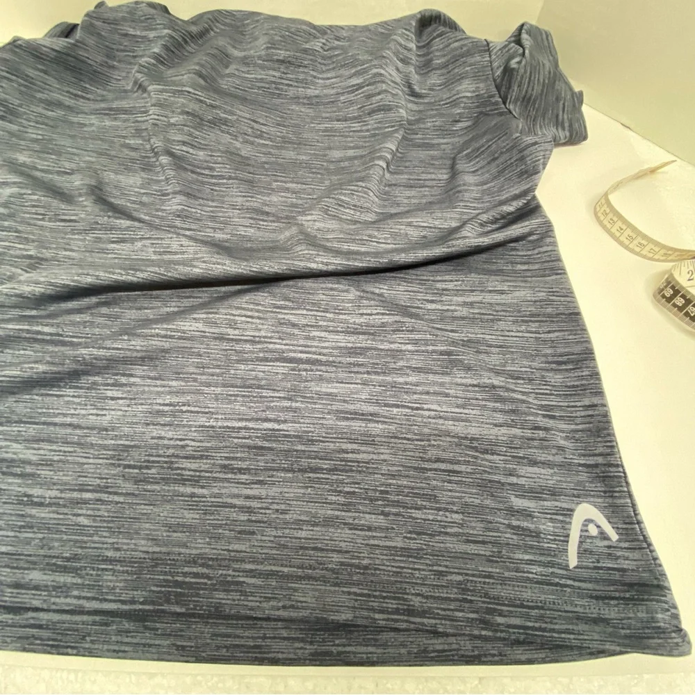 Head Tennis Polo Men's Size XL Blue Short Sleeve Collared Knit with Gray Logo